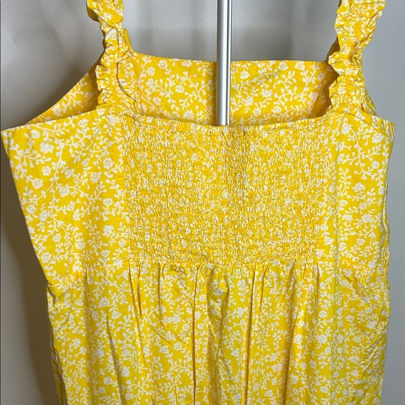 H&M Bright Yellow Dress with White Floral Design - Picture 7 of 10